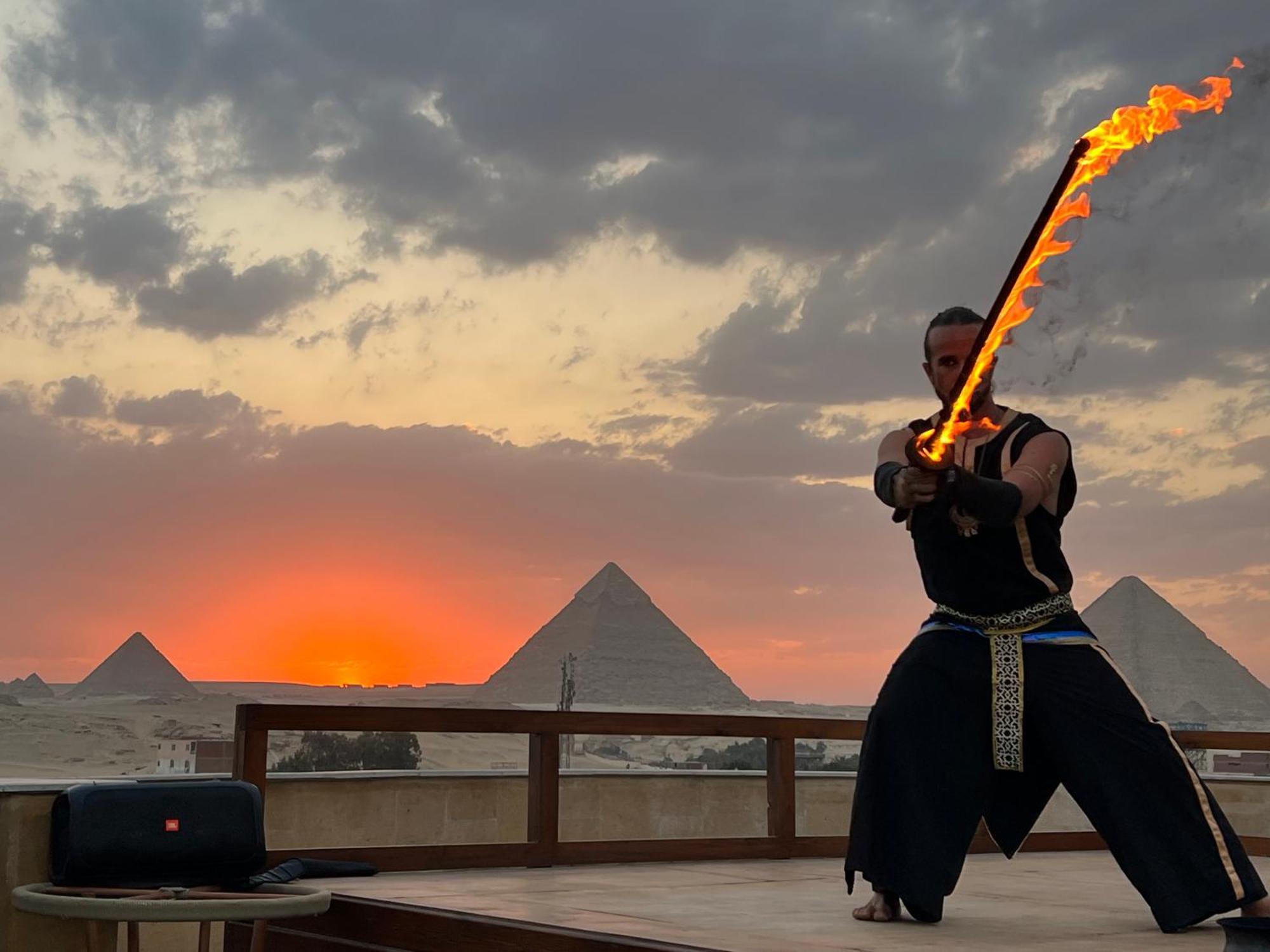 Golden Mask Pyramids
